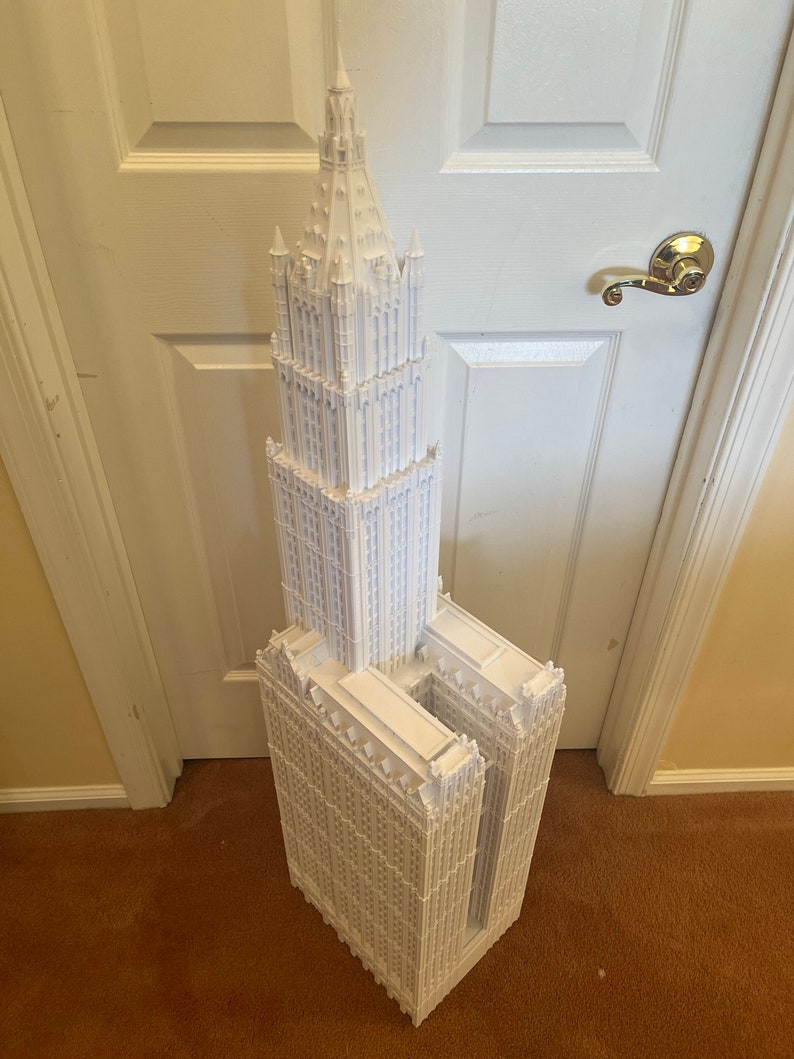 Extra Large Woolworth Building Model- 3D Printed