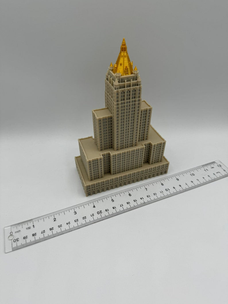 New York Life Building Model- 3D Printed Full Color