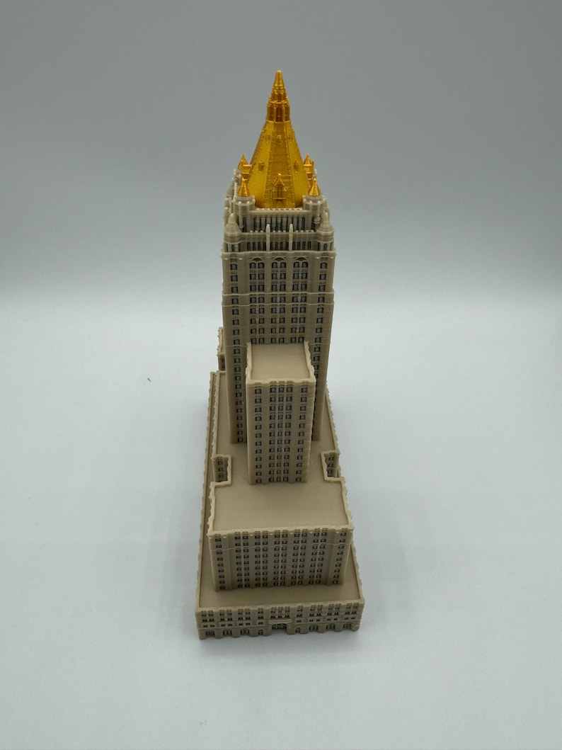 New York Life Building Model- 3D Printed Full Color