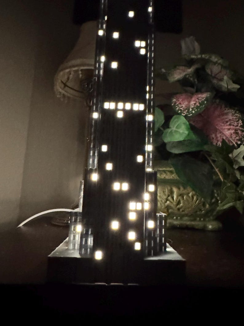 30 Rockefeller Plaza Light Up Model- 3D Printed