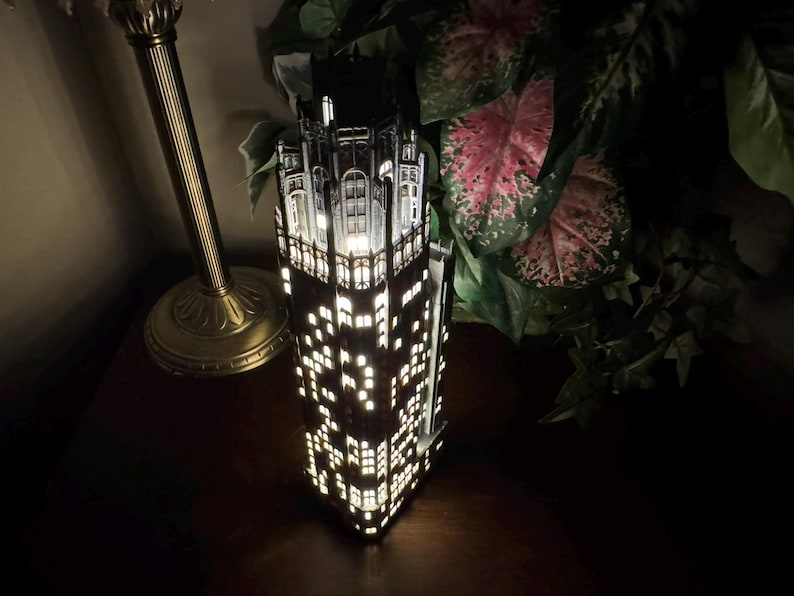 Tribune Tower Light Up Model- 3D Printed
