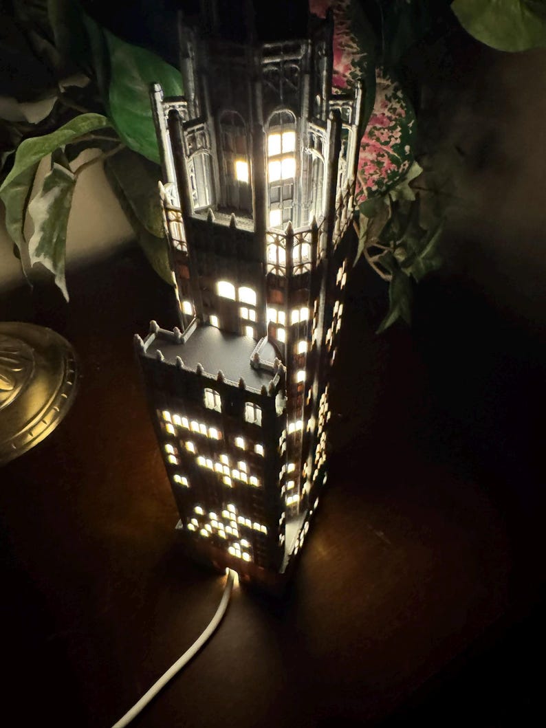 Tribune Tower Light Up Model- 3D Printed