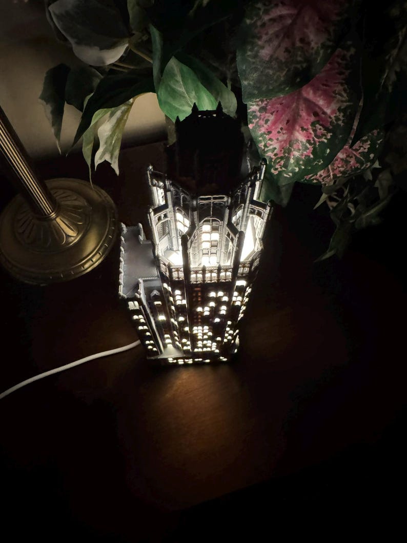 Tribune Tower Light Up Model- 3D Printed