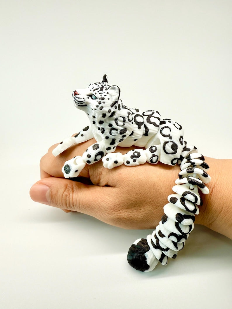 Articulated 3D Printed Leopard Fidget Figurine