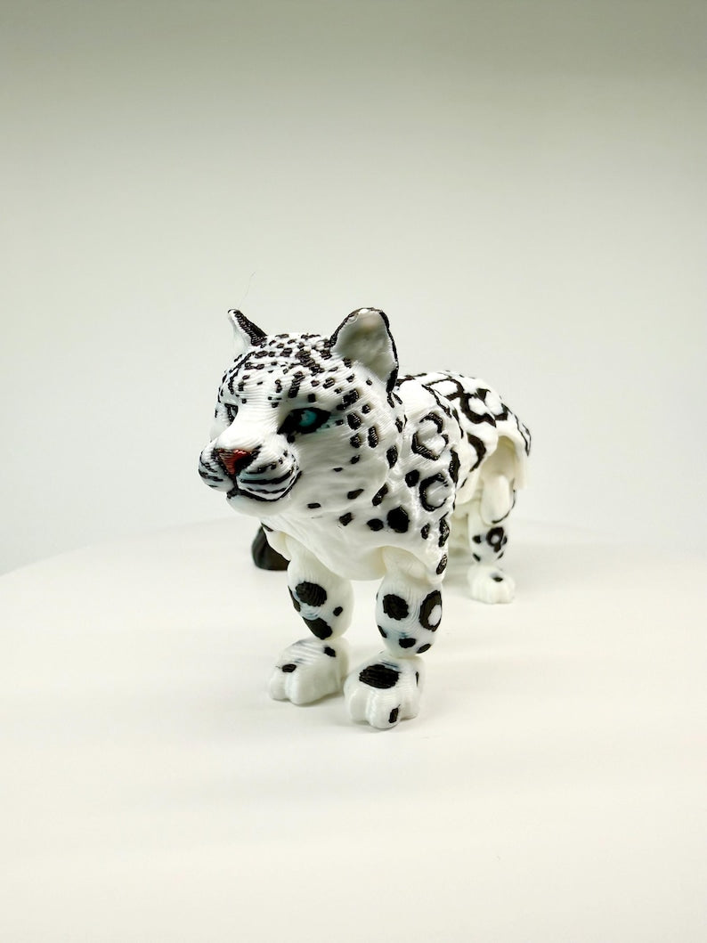 Articulated 3D Printed Leopard Fidget Figurine