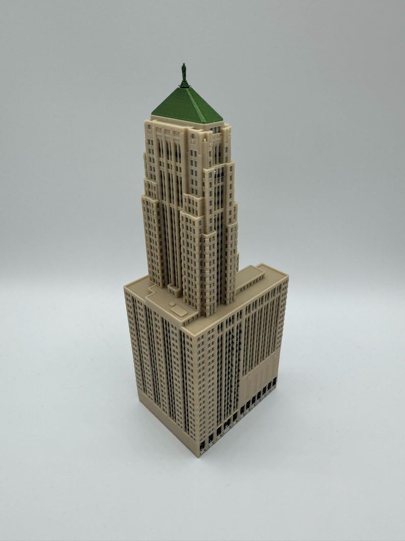 Chicago Board of Trade Building Model- 3D Printed Full Color