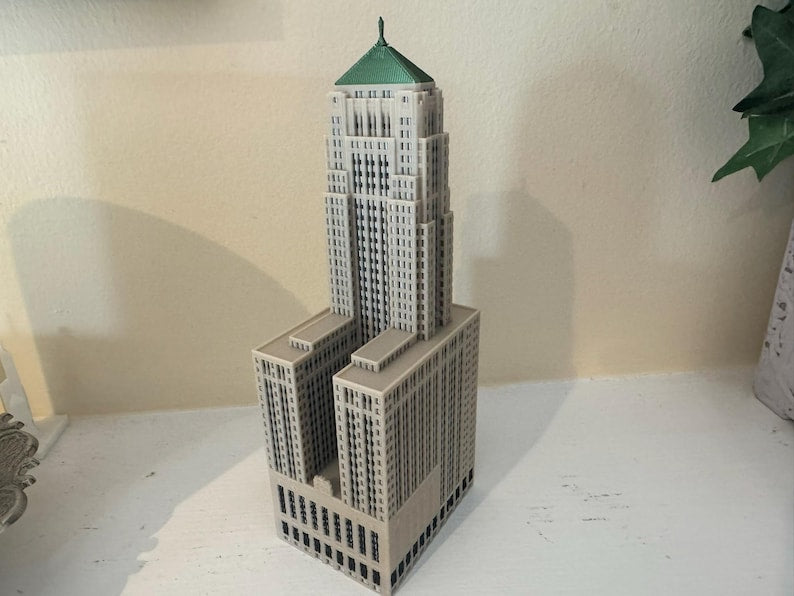 Chicago Board of Trade Building Model- 3D Printed Full Color