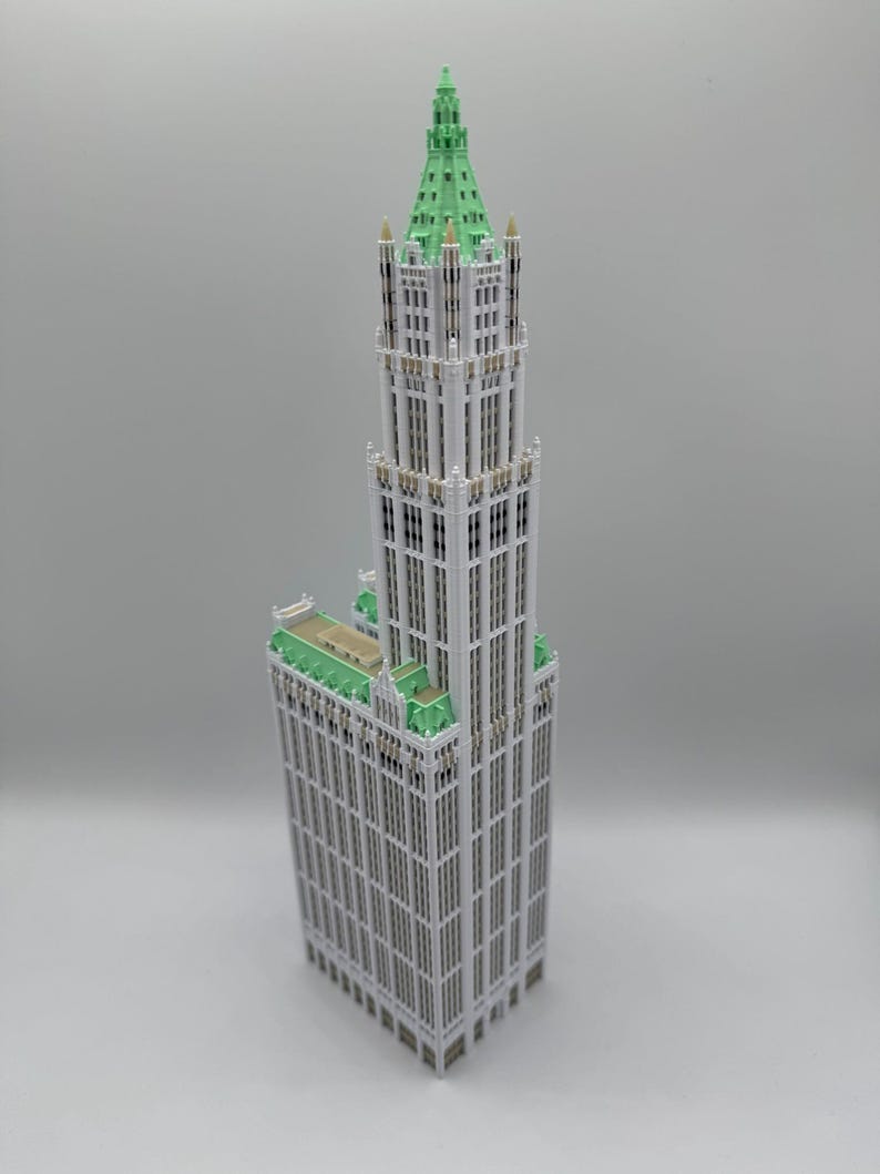 Woolworth Building Model- 3D Printed Full Color