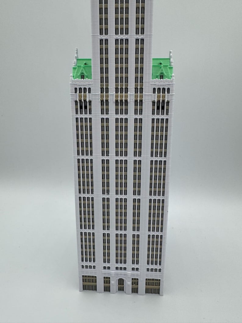 Woolworth Building Model- 3D Printed Full Color